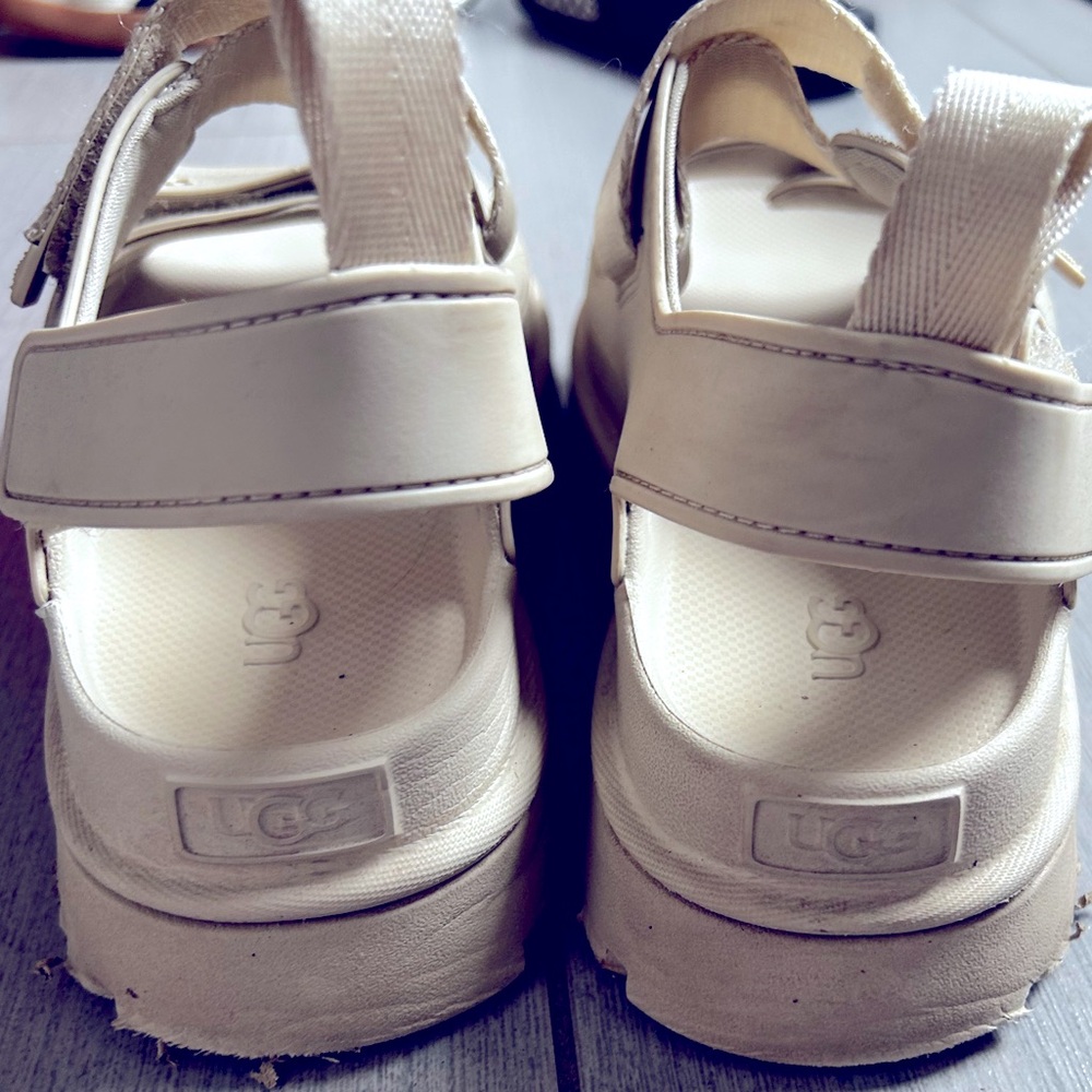 Ugg Chunky Platform Strap Sandals - Cream - Picture 3 of 4